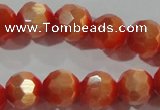 CCT373 15 inches 8mm faceted round cats eye beads wholesale