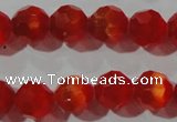 CCT374 15 inches 8mm faceted round cats eye beads wholesale