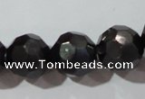 CCT398 15 inches 10mm faceted round cats eye beads wholesale
