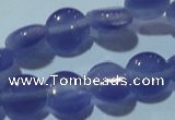 CCT465 15 inches 6mm flat round cats eye beads wholesale