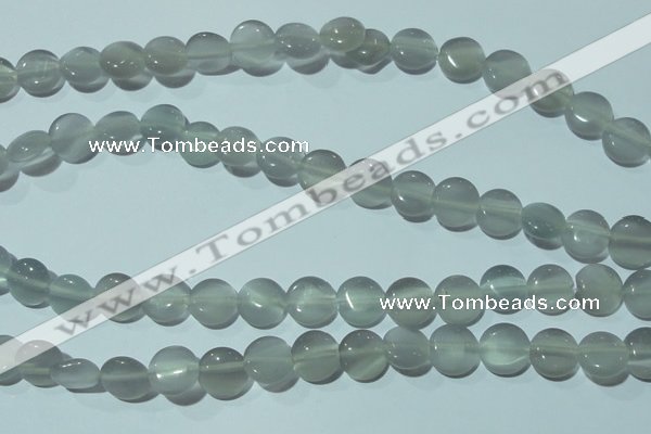 CCT481 15 inches 8mm flat round cats eye beads wholesale