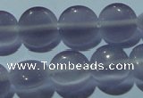 CCT490 15 inches 8mm flat round cats eye beads wholesale