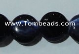 CCT528 15 inches 10mm flat round cats eye beads wholesale