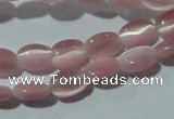 CCT603 15 inches 4*6mm oval cats eye beads wholesale