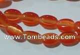 CCT604 15 inches 4*6mm oval cats eye beads wholesale