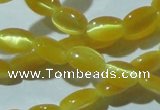 CCT606 15 inches 4*6mm oval cats eye beads wholesale