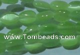 CCT609 15 inches 4*6mm oval cats eye beads wholesale