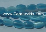 CCT611 15 inches 4*6mm oval cats eye beads wholesale