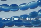 CCT612 15 inches 4*6mm oval cats eye beads wholesale