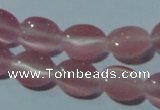 CCT633 15 inches 6*8mm oval cats eye beads wholesale