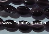 CCT642 15 inches 6*8mm oval cats eye beads wholesale