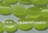 CCT644 15 inches 6*8mm oval cats eye beads wholesale