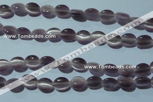 CCT663 15 inches 8*10mm oval cats eye beads wholesale