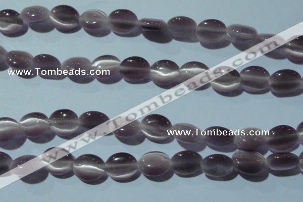 CCT663 15 inches 8*10mm oval cats eye beads wholesale