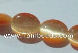 CCT668 15 inches 8*10mm oval cats eye beads wholesale