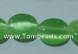 CCT675 15 inches 8*10mm oval cats eye beads wholesale