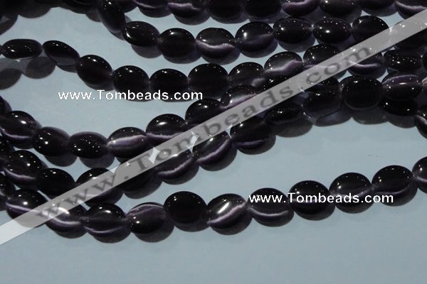 CCT680 15 inches 8*10mm oval cats eye beads wholesale