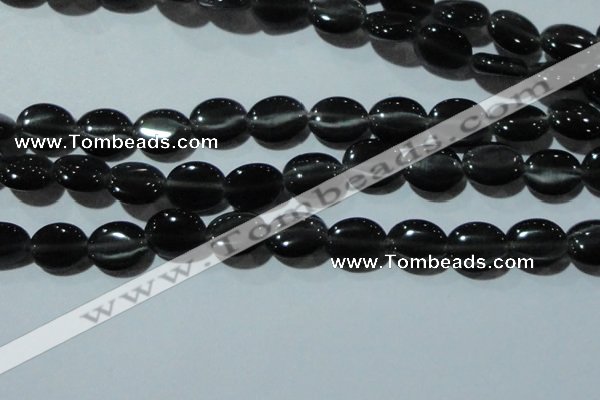 CCT681 15 inches 8*10mm oval cats eye beads wholesale