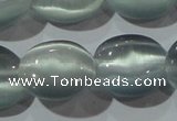 CCT691 15 inches 10*12mm oval cats eye beads wholesale