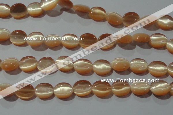 CCT696 15 inches 10*12mm oval cats eye beads wholesale