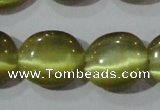 CCT699 15 inches 10*12mm oval cats eye beads wholesale