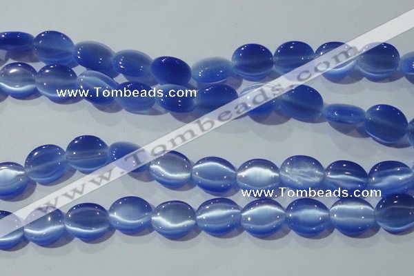 CCT702 15 inches 10*12mm oval cats eye beads wholesale