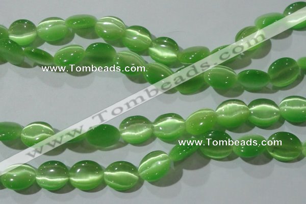 CCT704 15 inches 10*12mm oval cats eye beads wholesale