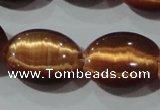 CCT726 15 inches 10*14mm oval cats eye beads wholesale