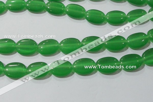 CCT728 15 inches 10*14mm oval cats eye beads wholesale