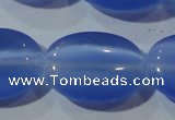 CCT730 15 inches 10*14mm oval cats eye beads wholesale