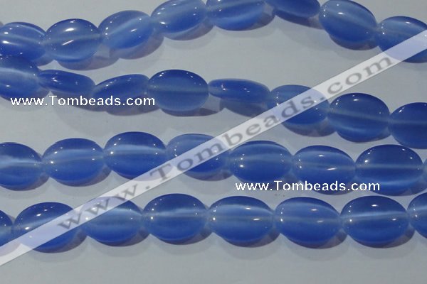 CCT730 15 inches 10*14mm oval cats eye beads wholesale