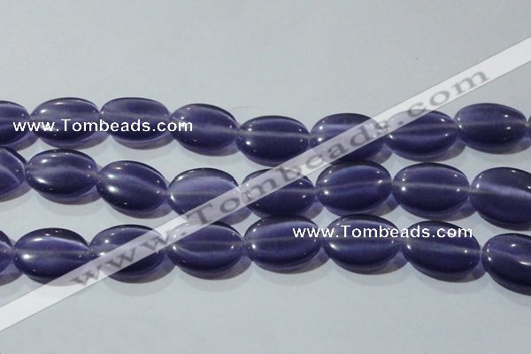 CCT731 15 inches 10*14mm oval cats eye beads wholesale