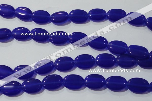 CCT732 15 inches 10*14mm oval cats eye beads wholesale