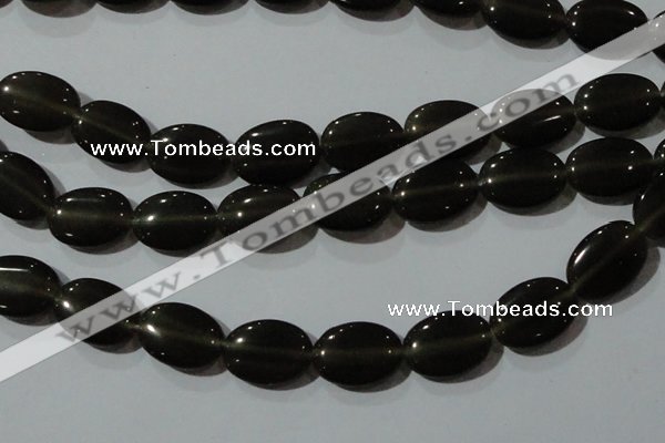 CCT734 15 inches 10*14mm oval cats eye beads wholesale