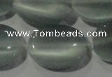 CCT750 15 inches 11*15mm oval cats eye beads wholesale