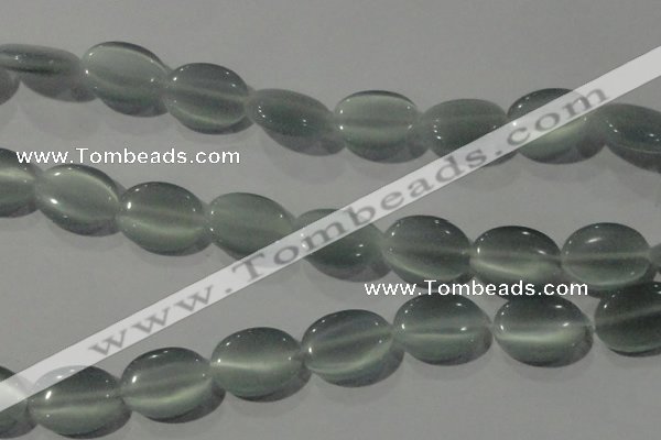 CCT750 15 inches 11*15mm oval cats eye beads wholesale