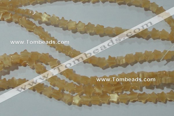 CCT807 15 inches 6mm star cats eye beads wholesale