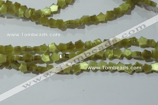 CCT811 15 inches 6mm star cats eye beads wholesale