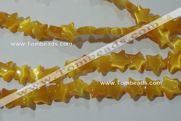 CCT894 15 inches 12mm star cats eye beads wholesale