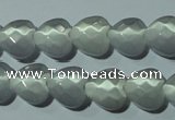 CCT970 15 inches 12*12mm faceted heart cats eye beads wholesale