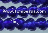 CCT974 15 inches 12*12mm faceted heart cats eye beads wholesale