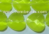 CCT990 15 inches 18*18mm faceted heart cats eye beads wholesale