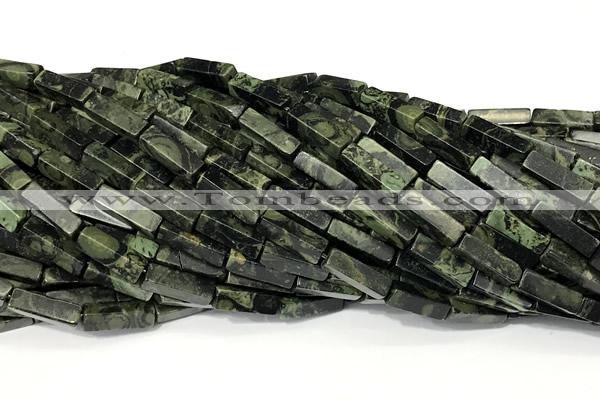 CCU1162 15 inches 4*13mm cuboid kambaba jasper beads