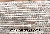 CCU1600 15 inches 2.5mm faceted cube white crystal beads