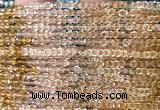 CCU1615 15 inches 2.5mm faceted cube citrine gemstone beads
