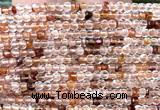 CCU1616 15 inches 2.5mm faceted cube red quartz beads