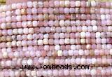 CCU1671 15 inches 2.5mm faceted cube natural pink opal beads