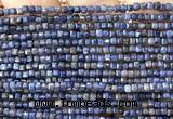 CCU1678 15 inches 2.5mm faceted cube sapphire gemstone beads