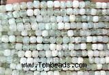 CCU1892 15 inches 4mm faceted cube New jade beads wholesale