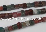 CCU26 15.5 inches 5*5mm cube Indian agate beads wholesale